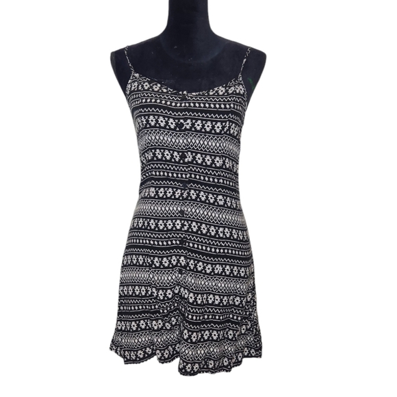 H&M Dresses & Skirts - 5/$15 H&M Divided Black Tribal Button Dress